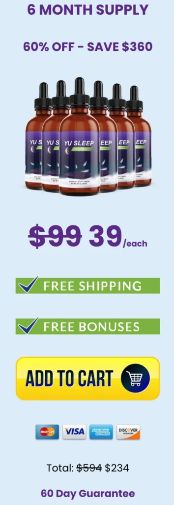 Yu Sleep Official Website I Six Month Supply I 60% Discount